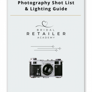 Photography Shot List & Lighting Guide